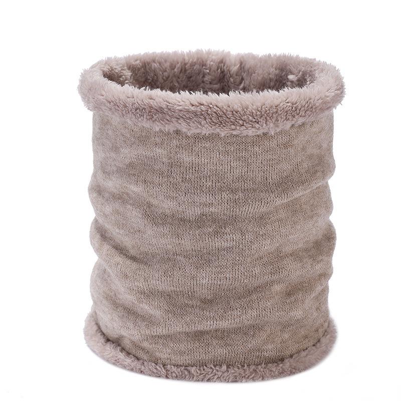 Fleece Neck Cover In Winter, Thickened In Autumn and Winter To Keep Warm, Knitted Wool Scarf, Cold-proof