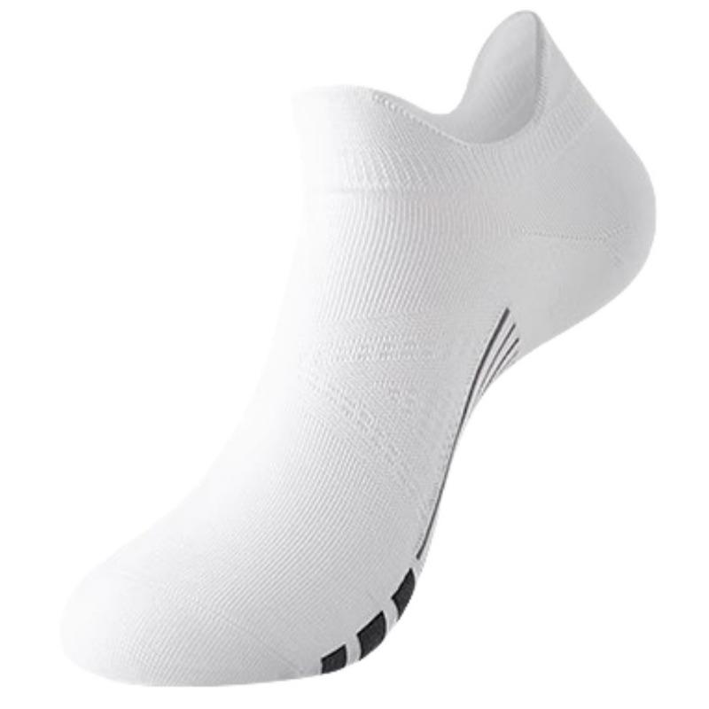 Summer Professional Running Sports Socks, Men's Marathon Anti-slip and Shock-absorbing Badminton Socks, Sweat-absorbing Short Tube Basketball Socks