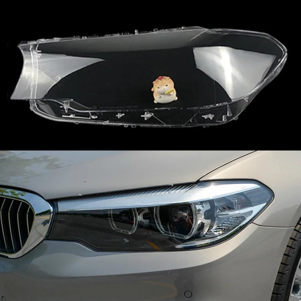 TXDQ1 Car Glass Headlight Cover HeadLamp Lens Caps Lampshade Shell For BMW 5 Series G30 G38 520i 523i 525i 528i 530i 2018 2019 2020