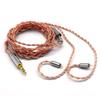 FAAEAL Fülhallgató Kábel 3.5/2.5/4.4mm Csere Fejhallgató Vezeték MMCX/2Pin 0.78mm Upgrade Kábel BLON Moondrop TANGZU TRN SE535-höz