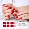 Semi Cured Gel Nail Strips Patches Sliders UV/LED Lamp Cured Adhesive Long Lasting Full Cover Gel Nail Stcikers Manicure