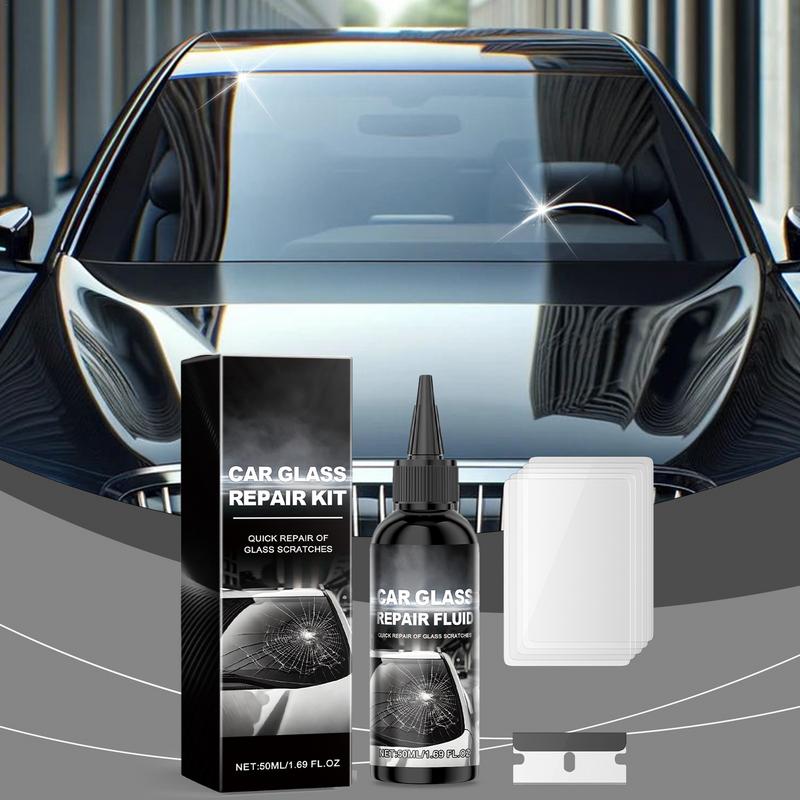 Kapalina na opravu automobilových skel Kapalina pro automobilový průmysl Nářadí na čelní sklo vozidla Sada na opravu prasklin skel do auta Tekutá kapalina pro automobilová skla