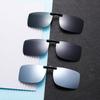 Ultra-Light Polarized Clip-On Sunglasses for Myopic Men & Women - Adhesive, Anti-UV, Driving Protection