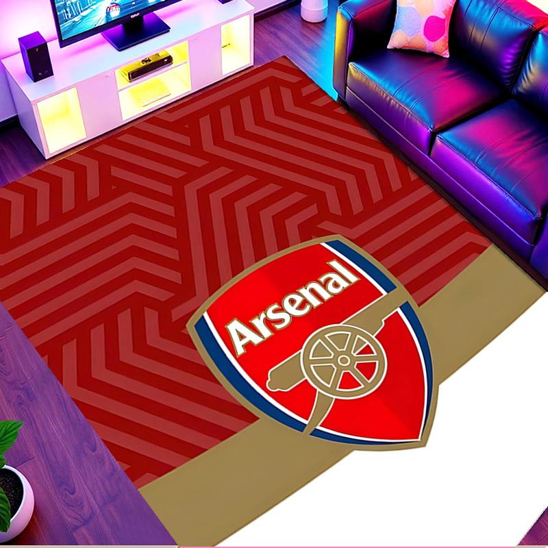 Arsenal F.C Print Rug, Washable Floor Carpet, For Entryway Dorm Laundry Room Office Study, Home Decor Birthday Christmas Gift