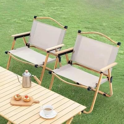 Modern Stainless Steel Foldable Lightweight Outdoor Garden Fishing Chair with Backrest -- Portable Design for Camping and Beach