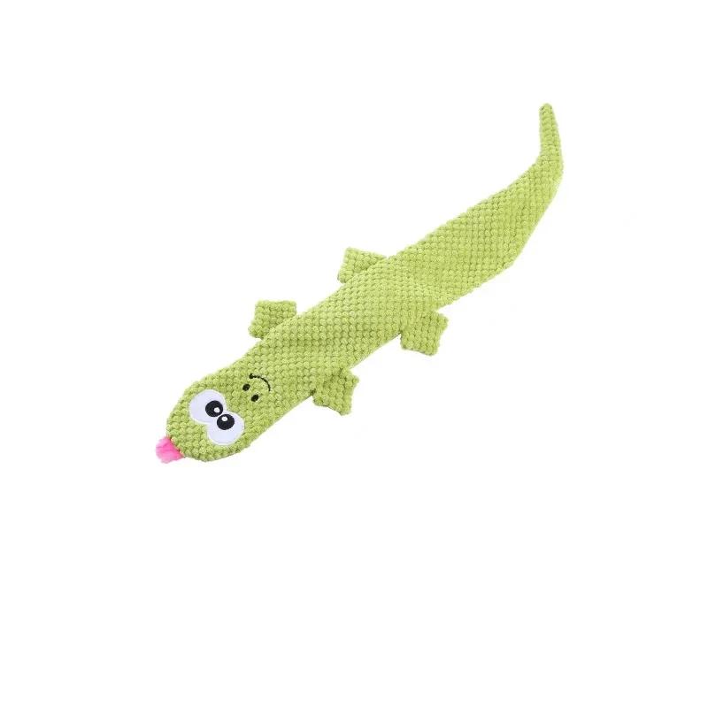 1pcs Plush Lizard Dog Toy Plush Cartoon Doll Teeth Cleaning Pet Products Animal Shape Bite Resistant Toy Cute Toy