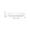 Reusable Plastic Rectangular Condiment Storage Tray Kitchen Organizer Spice Bottle Holder for Home Hotel Party Use