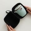 Tianqing Ru Kiln Kuaike Cup One Pot Three Cups Travel Tea Set Outdoor Camping Tea Pot Portable Kung Fu Tea Set Gifts