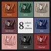[Cinq Chats] Leather Tote Bag (Black)