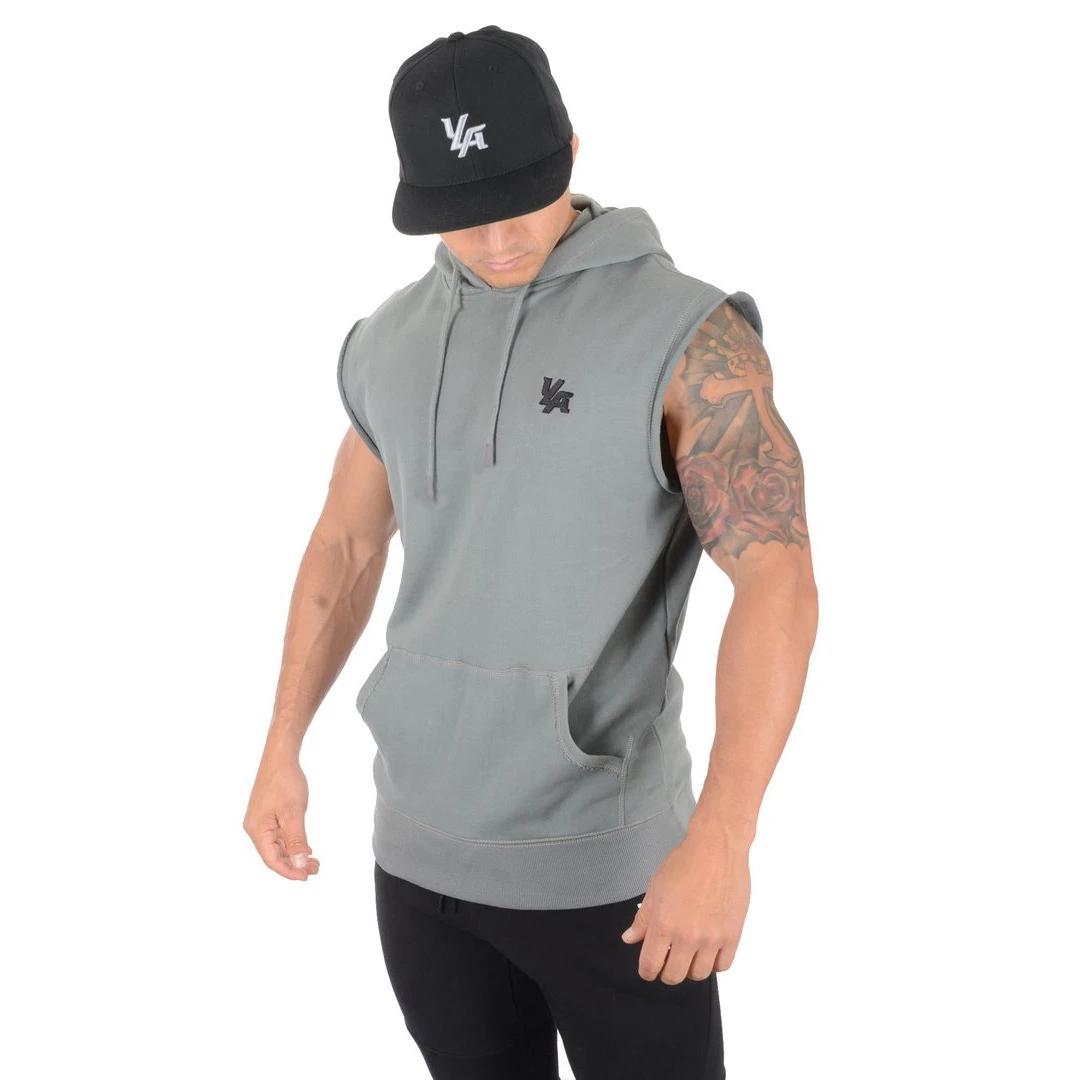 

2024 New Brand Summer Fitness Stringer Hoodies Muscle Shirt Bodybuilding Clothing Gym Tank Top Mens Sporting Sleeveless shirts
