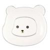 Sauce Dish Plates Dinnerware 2Pcs Snack Plate Easy To Clean Plastic Cartoon Bear Shape Kitchen Gadget