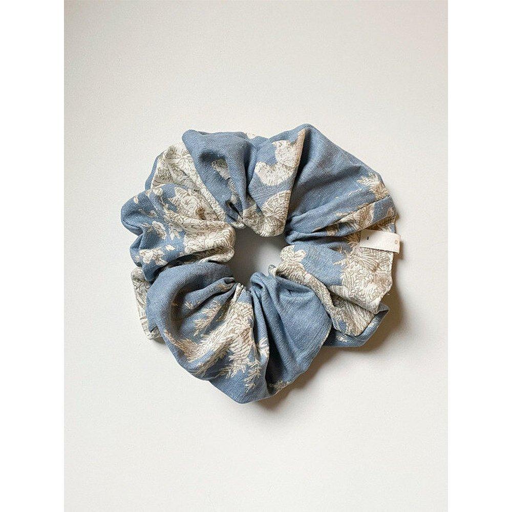 French Etoile Scrunchie [Airyblue]