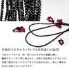 Shinjuku Gin no Kura [Premium Grade] 5mm Black Spinel Necklace 45cm Diamond Cut August Birthstone Natural Stone Sterling Silver 925