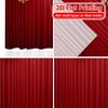 2D Flat Printing  2pcs Holiday Cheer Modern Curtain Fabric Versatile Polyester Curtains Holiday for Translucent digital printing