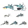 1 Piece DIY 3D Puzzle Assemble Collection Toys F14 F22 J35 Fighter AH64 Helicopter Model Ornament Toy Children Plane Model