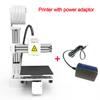 EasyThreed 3D Printer Entry Level Compatible with PLA TPU 1.75mm Filament Include Power Adaptor.