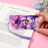 1/4 Pcs K-Pop Demon Hunters Anime Bookmarks Acrylic Tassel Bookmark Student Reading Markers Literary Stationery Supplies Gifts