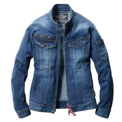 Work Clothes BURTLE Jacket 5001 Cordura Denim M 45 Indigo (unisex)