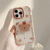 Magnetic Mount for IPhone16ProMax Cute Full Screen Cherry Bear 13 Apple 14 Mobile Phone Case Anti fall 11