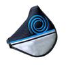 Mallet Putter Head Cover Magnetic Suction Buckle Long Semicircle Golf Accessories for Putter Type2