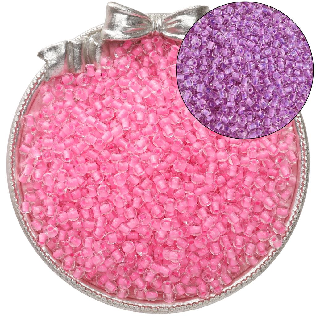 100Pcs Glass Seed Bead 4mm Light Variable Series For DIY Bracelets Necklaces Jewelry Making