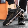 Herren Freizeitsportschuhe modische dicksohlige Sneaker neue Übergrößen Loafer für Herren Mesh atmungsaktive Herren Punk Schuhe