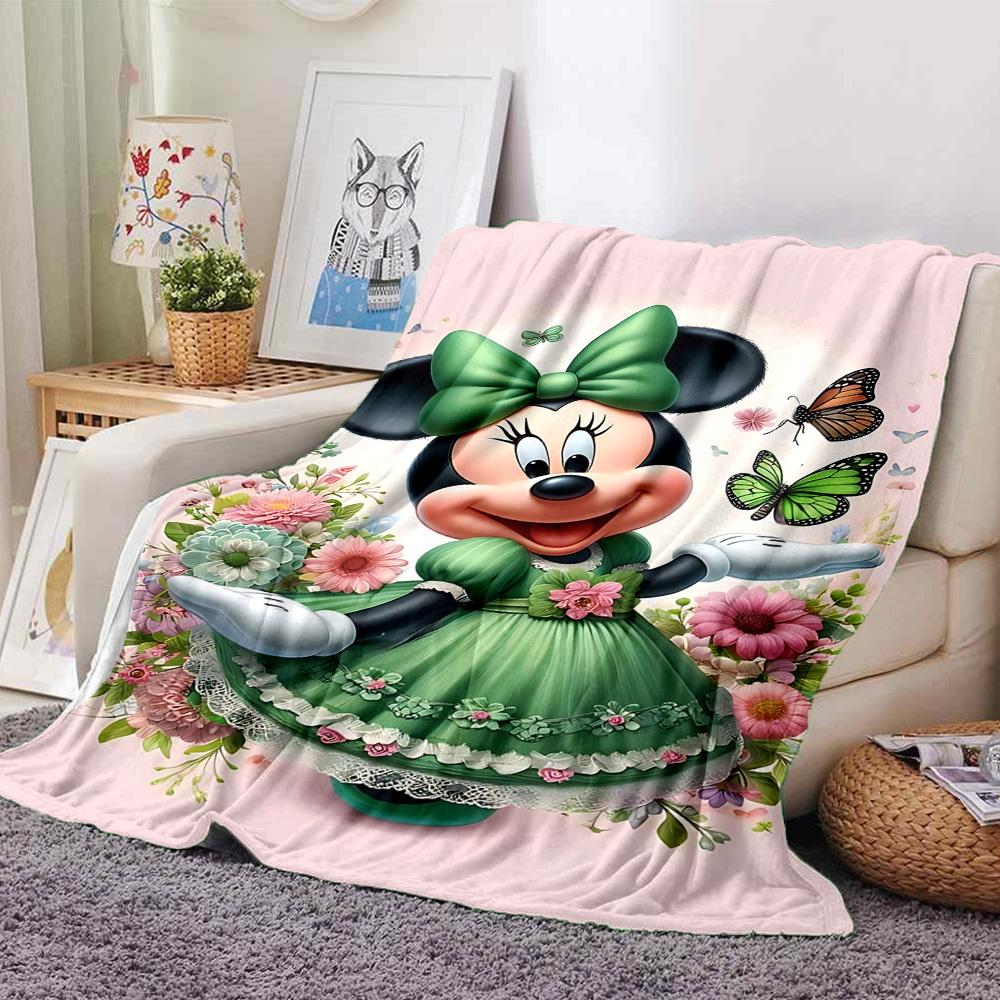 

1pc flower__butterfly blanket Lightweight Flannel Throw for Sofa Bed Travel Camping Livingroom1156L 80cmx120cm(31inx47in)