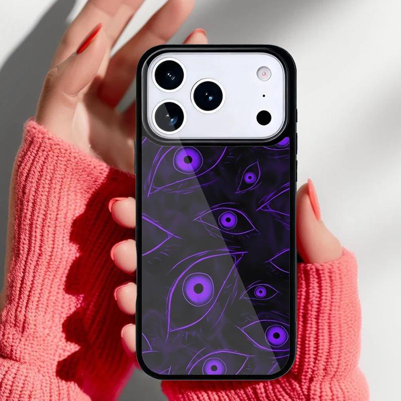 Scary Face Eyes Phone Case for iPhone 17 Air 16e 15 14 13 Pro Max Back Cover for 12 11 Pro Coque