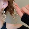 Multi-layers Pendant Earrings Long Chain Dangle Earrings Creative Ear Accessories  Date Night