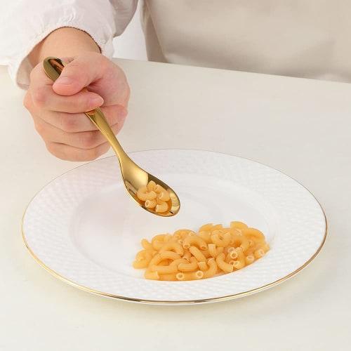 TUPMFG Children's Cutlery Set, 3-Piece Set (Knife, Fork, Spoon), for Kids and Desserts, Stainless Steel, Simple Design with Easy-to-Grip Handles, Hygi