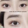 Professional ABS Eyelash Curler Multicolor Mini Eyelash Curling Clip Silicone False Eyelashes Auxiliary Cosmetic Tools