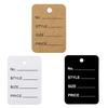 1000 Pièces Étiquettes de Prix en Papier Kraft Étiquettes de Marquage pour Marchandises Étiquettes de Prix pour Vêtements Étiquettes de Vente pour Prix Cadeau, Présentoir