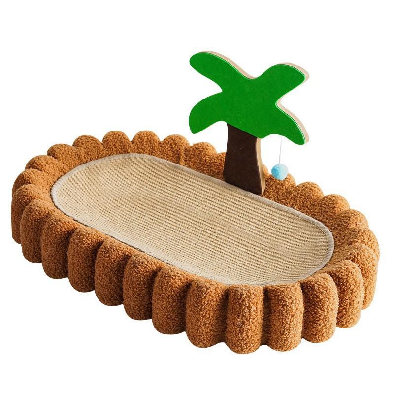 Money Tree Cat Toys Larger Than Elliptical Basin Sisal Cat Nest Cat Scratching Board Pet Supplies Round Cat Claw Board Dog Nest