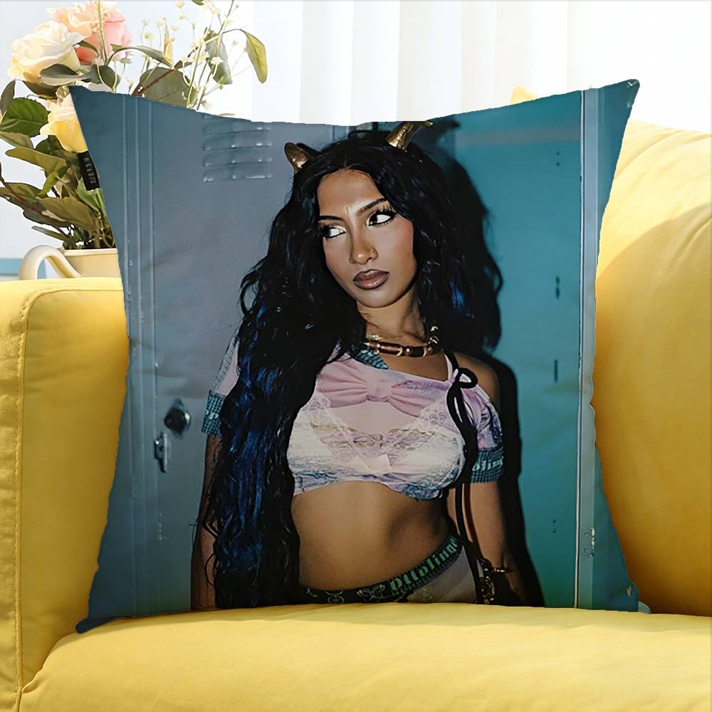 Lara K-KATSEYE Various Sizes Square Pillow Case For Car Home Bedchamber Decor