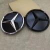 C200 E200  For Mercedes Benz Grill Badge 3D Convex Star Front Embelm for Mercedes Benz AMG W204 W205 W213 W177 W176 W218 W253 GL