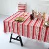 Christmas Table Cloth Cloth Deer Party Linen Fringed Table Chair Tablecloth