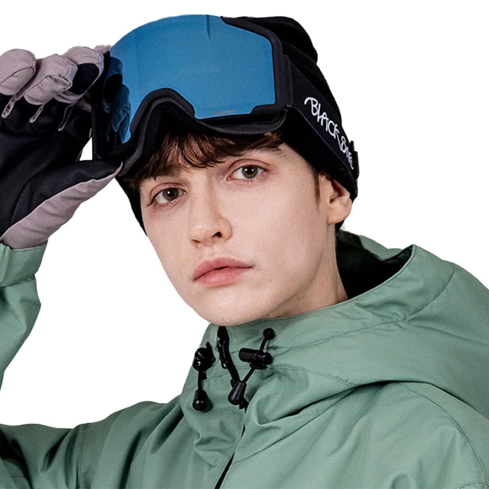 

BLACKSNOW GG05 D Snowboard Unisex Goggles, (Black/BL)