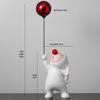 Rabbit Luxury Dual-Sided Balloon Ornaments for TV Cabinet & Living Room