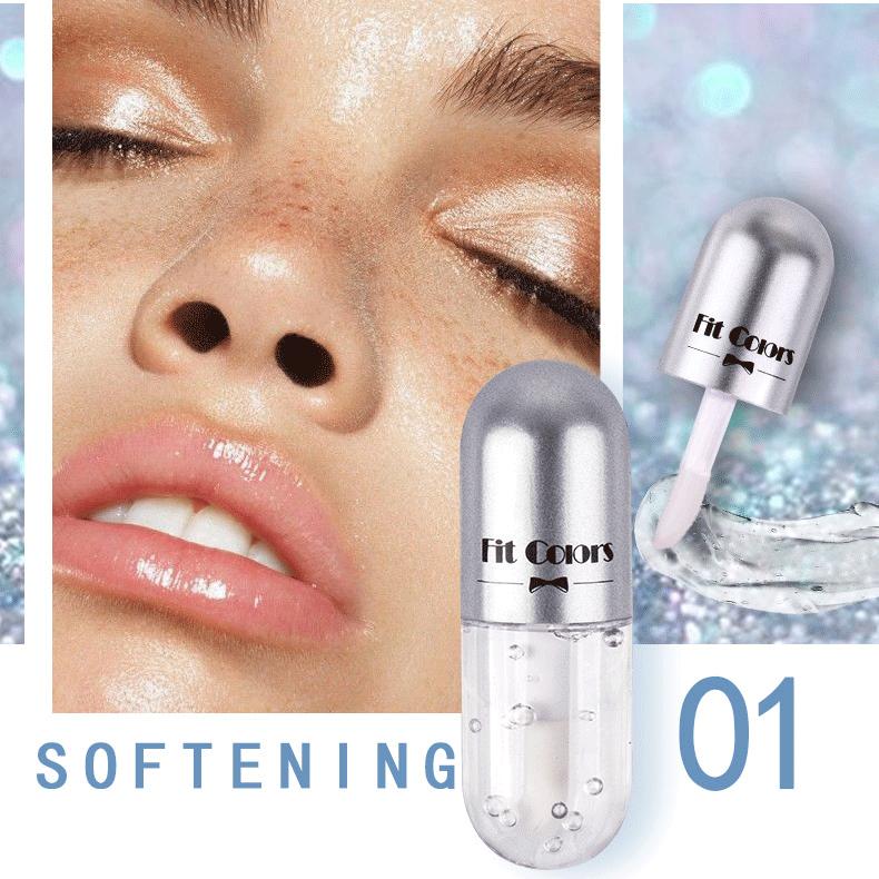 Lip Care Women's Lip Balm Transparent Moisturizing Scrub Matte Natural Lip Oil Lip Gloss 3pcs Set