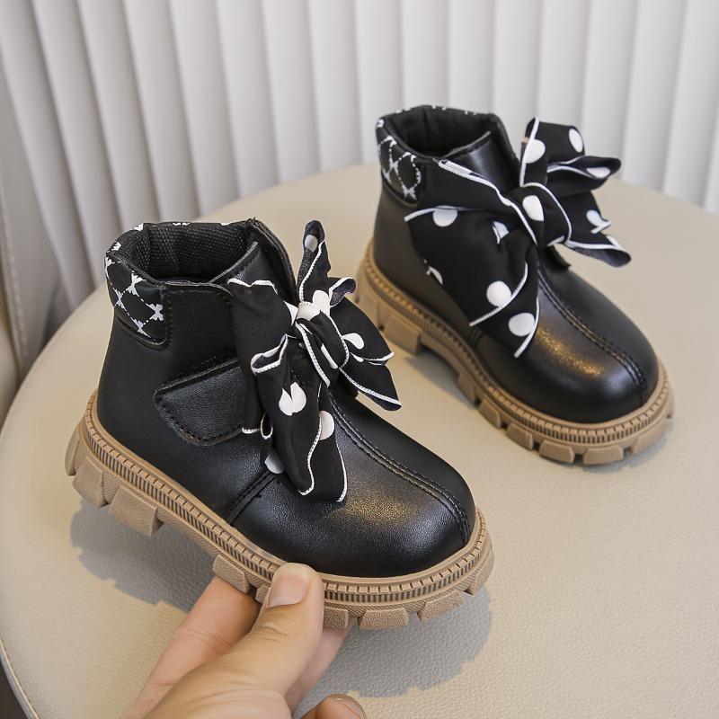 Mädchen Stiefel Herbst Winter Mode Weiche Sohle Rutschfest Prinzessin Kurze Stiefel