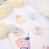 Mini Paper Clip Cute Cartoon Cat Paw Bookmark Kawaii Scrapbook Journal Clip Student Stationery Acrylic Clip Office Accessories