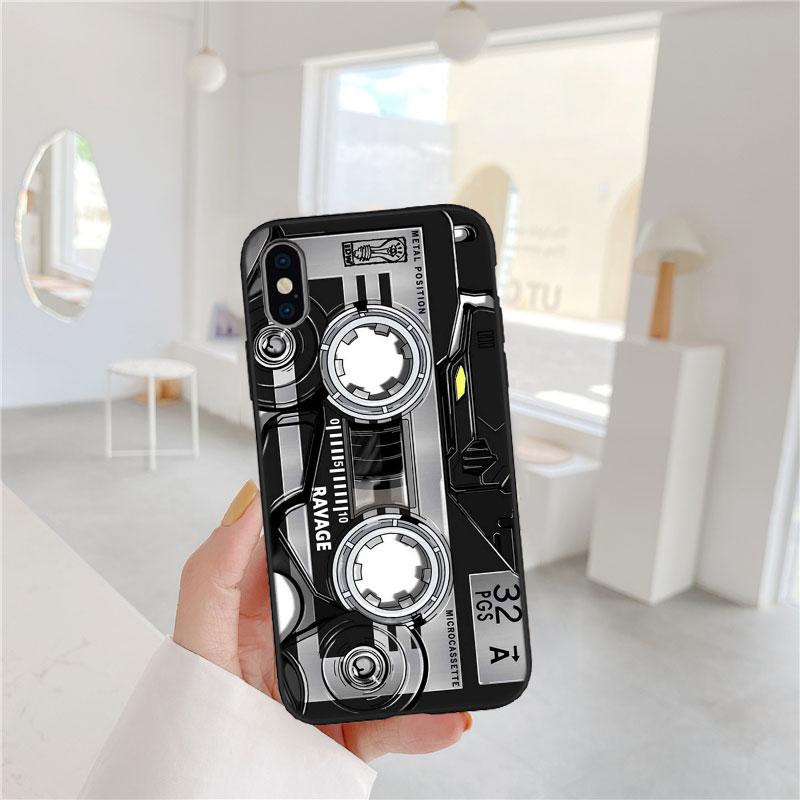 PP17 Cassette Vintage Tape Case for Motorola Edge 60 60s 70 G86 G56 G54 E14 G04S G45 G54 G64 S30 S50 X30 X40 X50 Ultra Pro Power