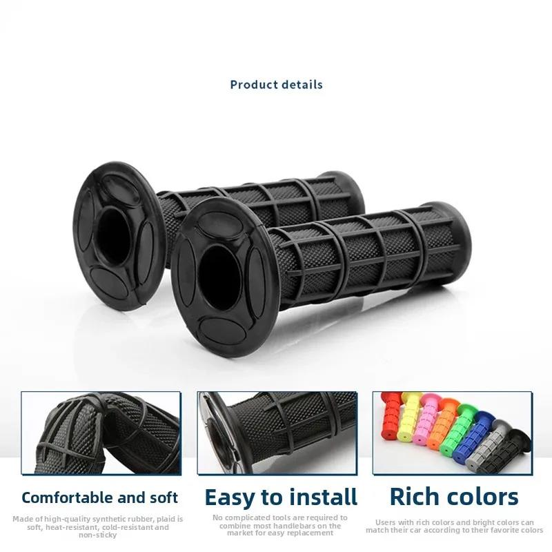 Bicycle Handle Grips High Quality 22mm Mountain Bike Grips Non-slip Mtb Cuffs Shock Absorption BMX Downhill Folding Bike Grips 5