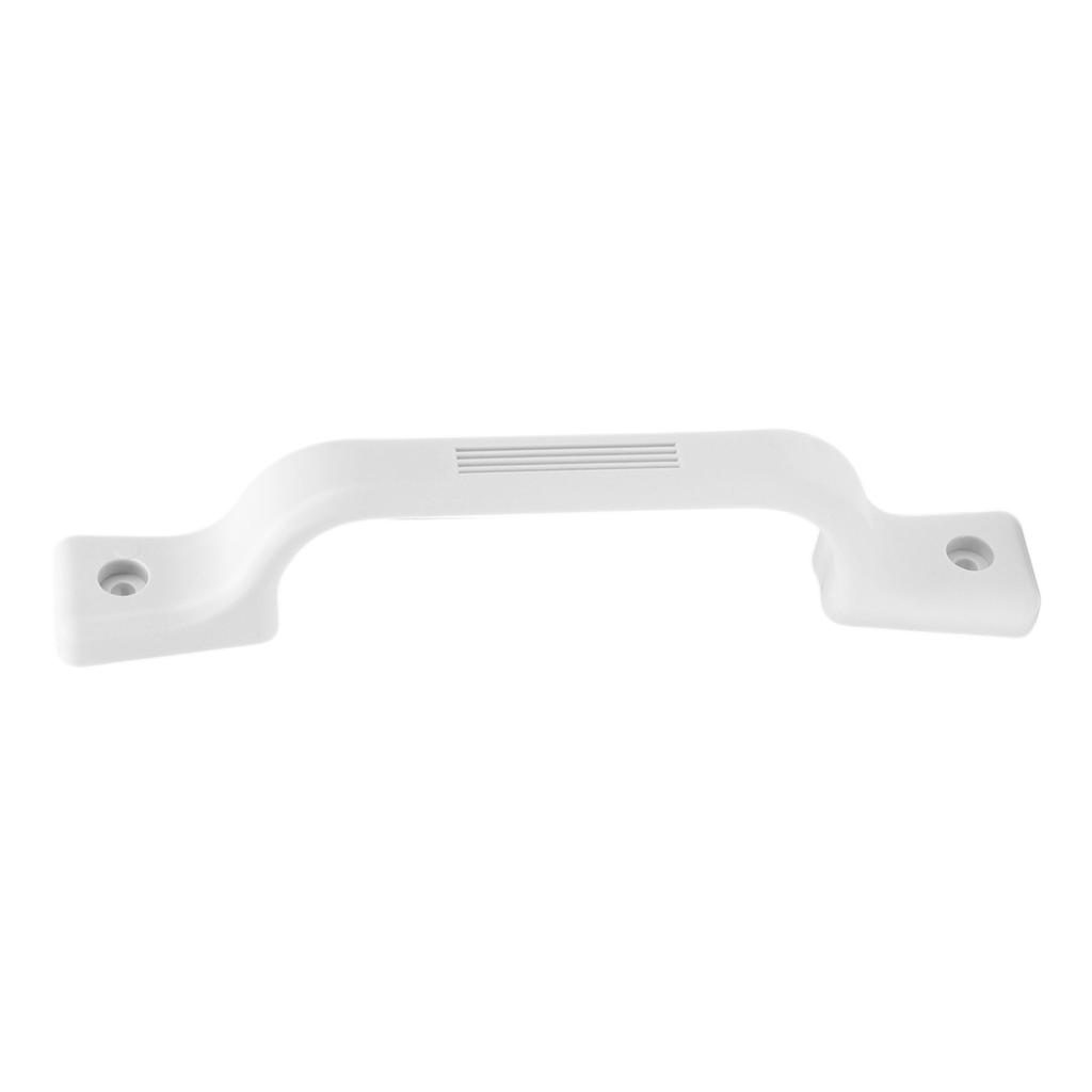 9.25in Plastic Grab Handle Entry Door Assist Bar White for RV Trailer Camper Motor Home Yacht