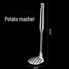 304 Stainless Steel Potato Masher & Garlic Press for Home Use