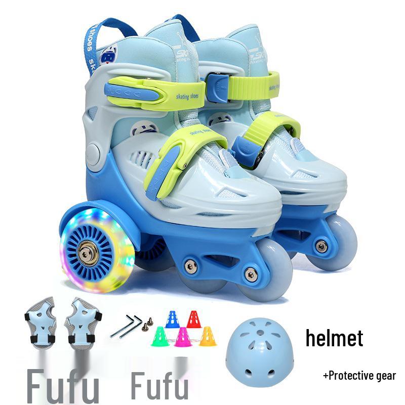 Beginner Children's Double Row Roller & Ice Skates