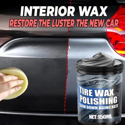 NEW150g Car Plastic Repair Compound, Dashboard Wax, Tire Black Shine Polish, Sofa Seat Care Cream, Scratch Remover - Suitable F