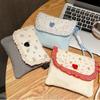 Printed Sanitary Napkin Storage Bag Purse Mini Cosmetic Bag Cute Floral Makeup Bag  Student