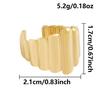 Real Gold Plated Sea Animal Ring Open Adjustable Stainless Steel Rings For Women Men Accessories PVD Ocean Beach Jewelry Anillos