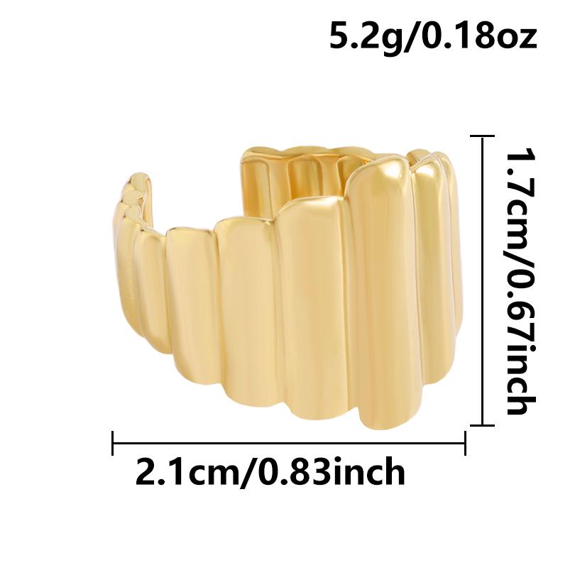 Real Gold Plated Sea Animal Ring Open Adjustable Stainless Steel Rings For Women Men Accessories PVD Ocean Beach Jewelry Anillos